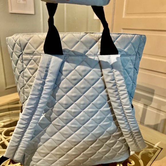 Maggie Mathers, quilted sky, blue tennis backpack - Picture 4 of 5